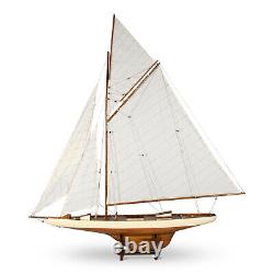 Columbia 1901 America's Cup J Class Yacht Model 45 Wooden Sailboat Built Boat