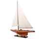 Columbia Sm Sailboat Model America Cup 1958 166 Scale Wooden Model Boat