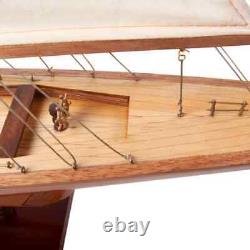 Columbia Sm Sailboat Model America Cup 1958 166 Scale Wooden Model Boat