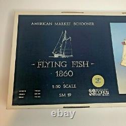 Corel Flying Fish 1860 American Market Schooner 150 Scale Wood Model Kit SM19