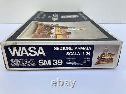 Corel Wasa 1628 Sezione Armata Gun Deck Section 1/24 SM 39 Wood Model Boat Kit