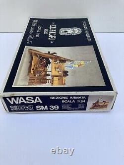 Corel Wasa 1628 Sezione Armata Gun Deck Section 1/24 SM 39 Wood Model Boat Kit