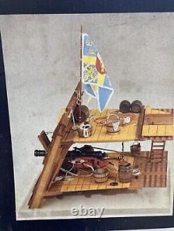 Corel Wasa 1628 Sezione Armata Gun Deck Section 1/24 SM 39 Wood Model Boat Kit
