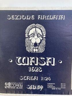 Corel Wasa 1628 Sezione Armata Gun Deck Section 1/24 SM 39 Wood Model Boat Kit