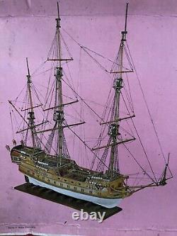 Corsair-frigate La Pomone Von 1690 170 Scale Wooden Ship Model Kit West Germany