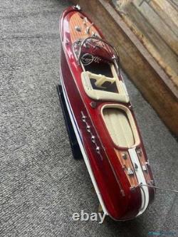 Cream Colored Riva Aquarama Ship Model Riva Model Fengshui Decor