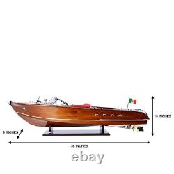 Custom Made Riva Aquarama Model Boat Handmade Exclusive Edition 35 Speedbot