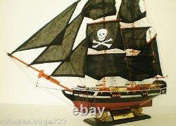 Custom Pirate Ship Sailing Vessel Wooden Sailboat Model Boat 30 Brigantine NEW