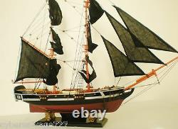 Custom Pirate Ship Sailing Vessel Wooden Sailboat Model Boat 30 Brigantine NEW