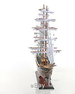 Cutty Sark China Clipper Tall Ship 34' Built Wooden Model Boat Assembled