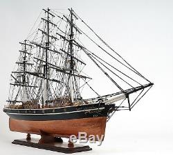 Cutty Sark China Clipper Tall Ship 34' Built Wooden Model Boat  Assembled