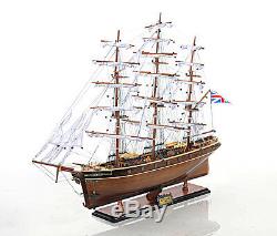 Cutty Sark Wooden China Clipper Tall Ship Model 34 Fully Assembled Boat