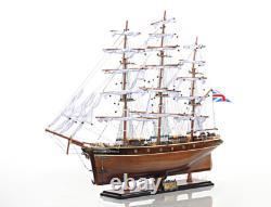 Cutty Sark Wooden Tall China Clipper Ship Model 34 Fully Assembled Boat