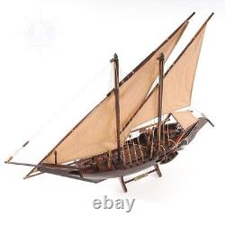 DHOW Medium Boat Model Handmade Wooden Fully Assembled