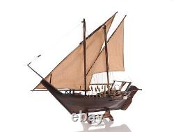 DHOW Medium Boat Model Handmade Wooden Fully Assembled