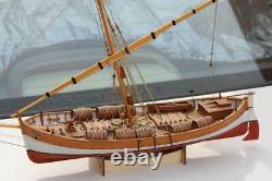 DIY Leudo Trade boat Scale 148 430mm 17 Wood model ship kit