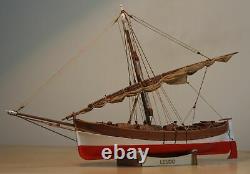 DIY Leudo Trade boat Scale 148 430mm 17 Wood model ship kit