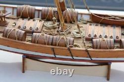 DIY Leudo Trade boat Scale 148 430mm 17 Wood model ship kit