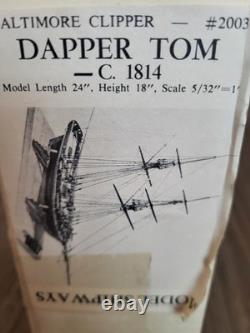 Dapper Tom 2003 Model Shipways Wood Baltimore Clipper 176 Ship Kit