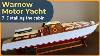 Detailing The Cabin For Warnow Motor Yacht Rc Model Boat Rc Diy Boat
