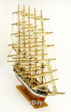 Deustchland Hamburg Clipper Ship Nautical Boat Wood Wooden Model