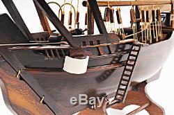 Dhow Boat With Triangular Sails 30.5 Wood Model Ship Assembled