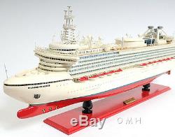 Diamond Princess Cruise Ship 32 Built Ocean Liner Wood Model Boat Assembled