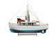 Dickie Walker Xxxl Fishing Boat Over 10 Feet Built Wood Model Ship Assembled