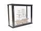 Display Case Wood Cabinet With Plexiglass 36 Boats Tall Ships Yacht Models