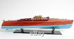 Dixie II American Challenger Speed Boat 36 Built Wood Model Ship Assembled