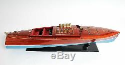 Dixie II American Challenger Speed Boat 36 Built Wood Model Ship Assembled