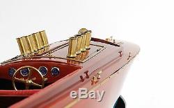 Dixie II American Challenger Speed Boat 36 Built Wood Model Ship Assembled