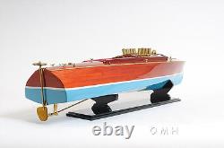 Dixie II Racing Hydroplane Speed Boat Wood Model Runabout 36 Fully Assembled