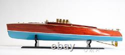 Dixie II Racing Hydroplane Speed Boat Wood Model Runabout 36 Fully Assembled