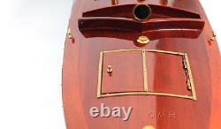 Dixie II Racing Hydroplane Speed Boat Wood Model Runabout 36 Fully Assembled