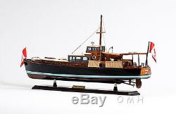 Dolphin Cruiser Sports Yacht 26 Built Power Boat Wooden Model Ship Assembled