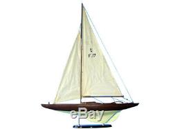 Dragon 40 Wood Model Sailing Boat Sailing Boat Model Wooden Yacht Model