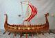Drakkar Viking Handmade Wooden Model Boat