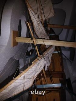 Dromon Wooden Model Warship Boat 1/350