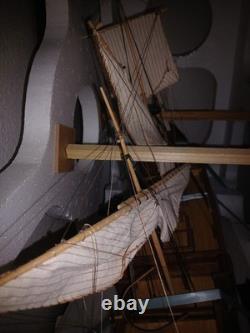 Dromon Wooden Model Warship Boat 1/350