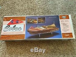 Dumas 1232 27 Chris Craft 1955 Cobra Boat Kit 1/8th Scale Model Wood