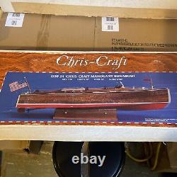 Dumas 1930 24' Chris-Craft Mahogany Runabout 1/8, Boat Kit #1230, Incomplete1