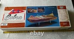 Dumas 27 Chris Craft 1955 Cobra Boat Kit 1/8th Scale Model Wood New Open Box