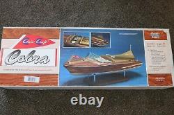 Dumas 27 Long 1950s 18' Chris Craft Cobra Wooden Model Boat Kit New Old Stock