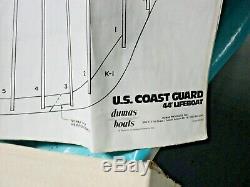 Dumas Boats US Coast Guard 44' Lifeboat kit #S200 Wood 33'' Model 2001 unbuilt