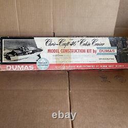 Dumas Chris Craft 46' Cabin Cruiser 26 model kit #A-300, Incomplete Read Descr