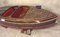 Dumas Chris-Craft Runabout Remote Control Boat Astro-21 Motor 1938 Model #1241