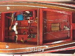 Dumas Chris-Craft Runabout Remote Control Boat Astro-21 Motor 1938 Model #1241