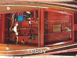 Dumas Chris-Craft Runabout Remote Control Boat Astro-21 Motor 1938 Model #1241