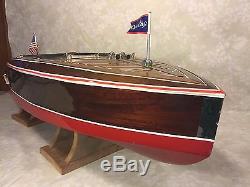 Dumas Chris-Craft Runabout Remote Control Boat Astro-21 Motor 1938 Model #1241